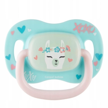 Smoczek Silikonowy Canpol Babies Symetryczny 6-18m Exotic Lama