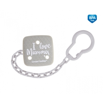Łańcuszek do Smoczka Love Mummy – Bezpieczny Klips na Ubranko dla Niemowląt