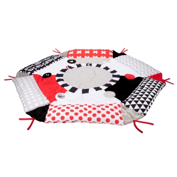 Pluszowa Sensoryczna Mata Edukacyjna Sensory Toys dla Niemowląt