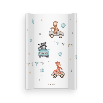 Przewijak niemowlęcy twardy 70x47 Autka na łóżeczko 120x60 cm