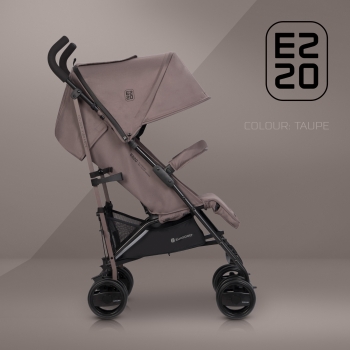 Wózek spacerowy EURO-CART EZZO Taupe – Lekki, Składany, Bezawaryjny
