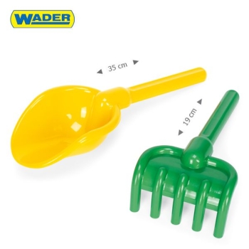 Wader Happy Summer: Zestaw Łopatka i Grabki do Piasku dla Dzieci