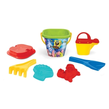 WADER SpongeBob Zestaw do Piasku dla Dzieci 7 Elementów
