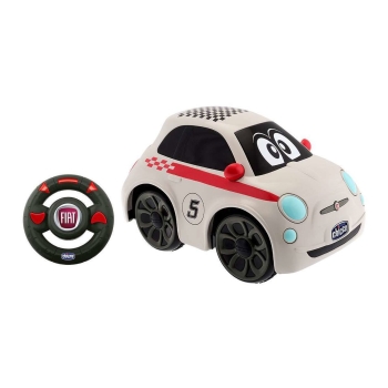 Zdalnie Sterowany Samochód Zabawka Fiat 500 RC z Pilotem, Biały