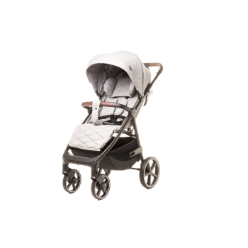 Wózek Spacerowy 4BABY Stinger PRO Melange Light Grey do 22kg