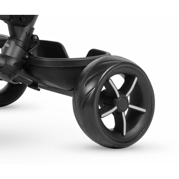 Rowerek Trójkołowy Składany Rito Star Blue z Prowadnikiem