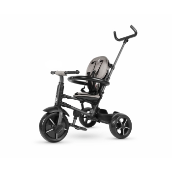 Rowerek Trójkołowy Rito Star Grey Składany z Prowadnikiem