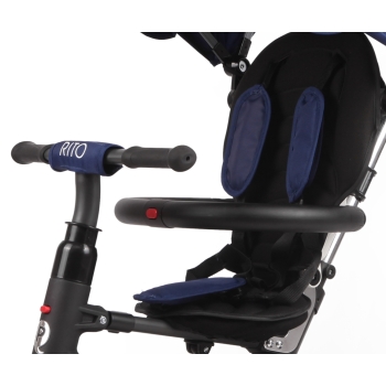 Rowerek Trójkołowy Rito Rubber Blue dla Dziecka – Wielofunkcyjny