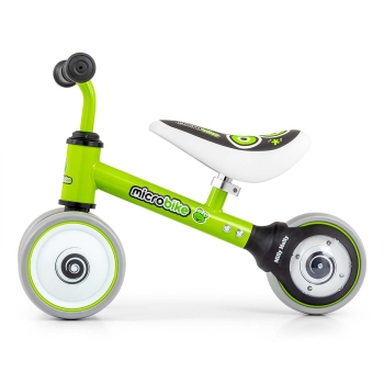 Rowerek Biegowy Milly Mally Micro Plus Frog 18-36m z podwójnymi kołami
