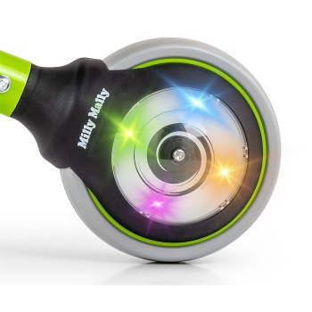 Rowerek Biegowy Milly Mally Micro Plus Frog 18-36m z podwójnymi kołami