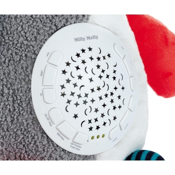 Panda Pluszowa Zabawka z Projektorem Gwiazd i Kołysankami dla Niemowląt