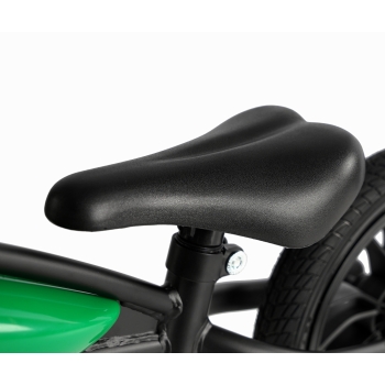 Rowerek Biegowy QPLAY Feduro Motor 12 cali Zielony dla Dzieci