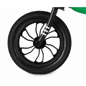 Rowerek Biegowy QPLAY Feduro Motor 12 cali Zielony dla Dzieci