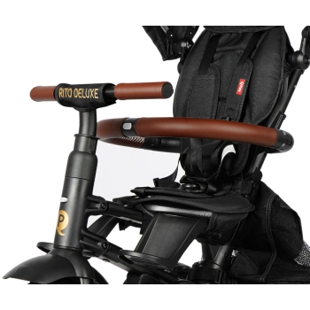 Rowerek Trójkołowy dla Dziecka Rito Deluxe Rubber Czarny