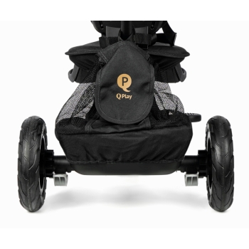 Rowerek Trójkołowy dla Dziecka Rito Deluxe Rubber Czarny