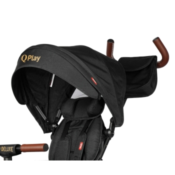 Rowerek Trójkołowy dla Dziecka Rito Deluxe Rubber Czarny