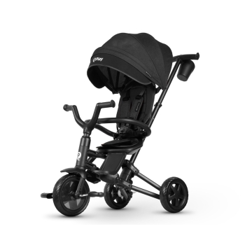 Rowerek Trójkołowy Qplay Nova Niello Składany 6w1 Czarny