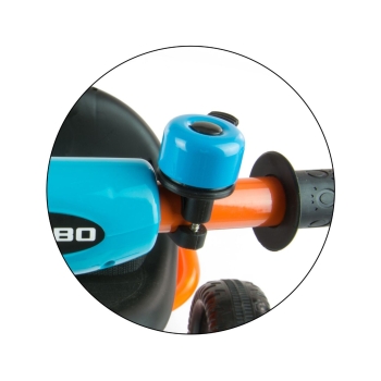 Rowerek Trójkołowy dla Dziewczynki TURBO Candy Regulowany 18-36M