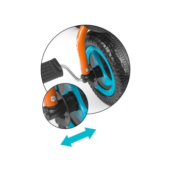 Rowerek Trójkołowy dla Dziewczynki TURBO Candy Regulowany 18-36M