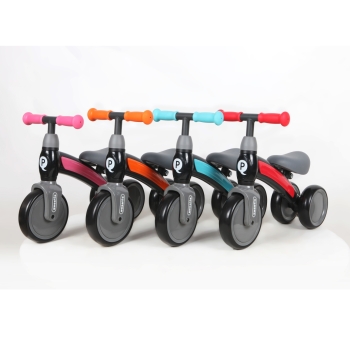 Rowerek Trójkołowy Biegowy Qplay Sweetie Czerwony 1-3 Lata do 20 kg