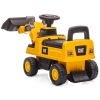 Jeździk Dziecięcy Ładowarka CAT Loader z Ruchomą Szufą i Klaksonem