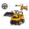 Jeździk Dziecięcy Ładowarka CAT Loader z Ruchomą Szufą i Klaksonem
