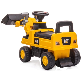 Jeździk Dziecięcy Ładowarka CAT Loader z Ruchomą Szufą i Klaksonem