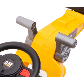 Jeździk Dziecięcy Ładowarka CAT Loader z Ruchomą Szufą i Klaksonem