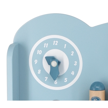 Drewniana Kuchnia PolarB Silver-Blue z Akcesoriami | Viga Toys