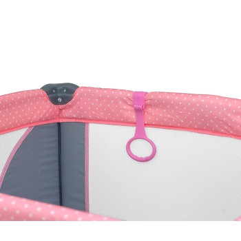 Kojec Turystyczny Milly Mally Fun Pink Bear Różowy Składany