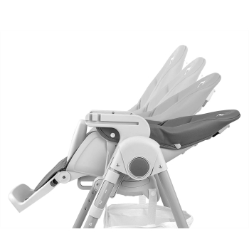 Krzesełko do karmienia Bueno szare wielofunkcyjne 6-36m | Reg. wysokość