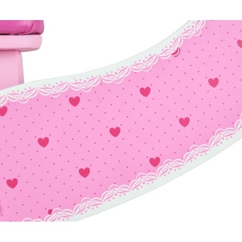 Rowerek Biegowy Drewniany 2w1 LOOK Hearts - Trójkołowy / Dwukołowy