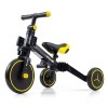 Rowerek Dziecięcy 4w1 OPTIMUS Plus Czarny - Tricykl Biegowy