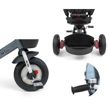 Rowerek Trójkołowy Movi 5w1 Szary dla Dziecka 1-5 Lat