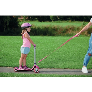 Hulajnoga Trunki 3-kołowa składana różowa dla dziewczynki 3+ lat