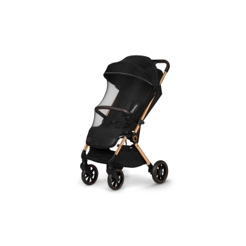 Lionelo Cloe Wózek Spacerowy Black Onyx – Lekki, Składany do 22 kg