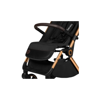 Lionelo Cloe Wózek Spacerowy Black Onyx – Lekki, Składany do 22 kg