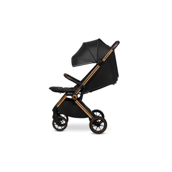 Lionelo Cloe Wózek Spacerowy Black Onyx – Lekki, Składany do 22 kg