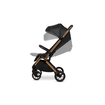 Lionelo Cloe Wózek Spacerowy Black Onyx – Lekki, Składany do 22 kg