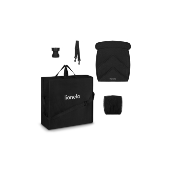 Lionelo Cloe Wózek Spacerowy Black Onyx – Lekki, Składany do 22 kg