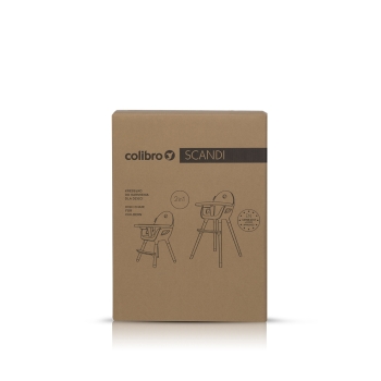 Krzesełko do karmienia 3w1 COLIBRO SCANDI AGAVA - Wielofunkcyjne