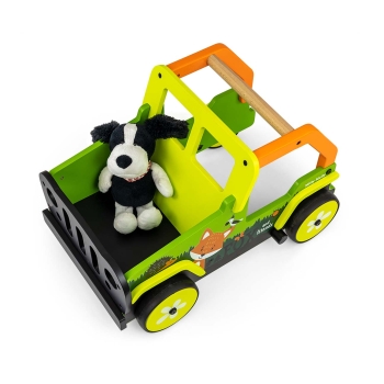 Drewniany Chodzik-Pchacz Explorer Fox and Friends dla Dzieci 12-36m