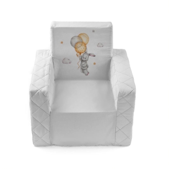 ALBERO MIO Fotelik Basic PRINT Króliczek-1