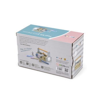 Viga Polar Bear Drewniana Skrzynka z Narzędziami dla Dzieci 3+