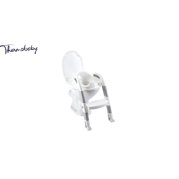 THERMOBABY Nakładka na WC ze Stopniem dla Dzieci, szara