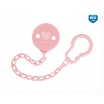 Łańcuszek do smoczka uspokajającego Pastelove z bezpiecznym zapięciem