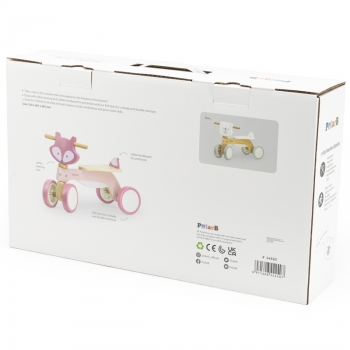 Viga Drewniany Jeździk PolarB Lisek dla Dziecka 12m+