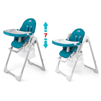 Krzesełko do karmienia Bueno Ocean 7w1 Regulowane Składane Ekoskóra