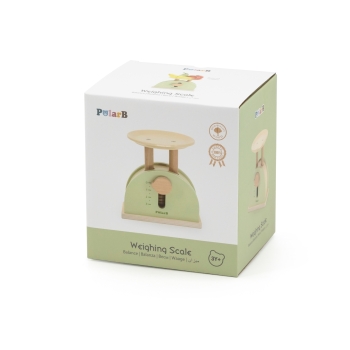 Drewniana Waga Sklepowa Viga ze Skalą dla Dzieci – Zabawka Edukacyjna