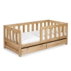 Klupś Łóżko Młodzieżowe Amelia Dąb 160x80 cm z Barierką